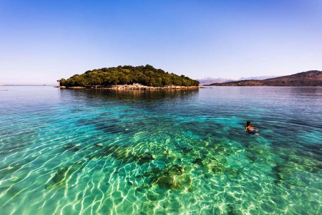 Angela Apartments Ksamil Bagian luar foto